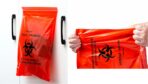 Biohazard Bags Small with Strong Adhesive Strip for Lab,Tattoo Parlors, Clinics and Home,Rip Proof,1.57 Mil,50 Count - Image 2