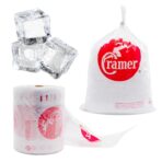 Cramer Large Ice Bags for Injuries, 9.5" x 18", Clear Disposable Ice Bag Roll for Athletic Trainers, Tear-Resistant, Bulk 1500 Pack, Ideal for Ice Wraps in Training Rooms - Image 2