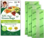 Debbie Meyer, GreenBags 20-Pack (8M, 8L, 4XL) | Reusable Storage Bags Keeps Fruit, Vegetables, Produce, Cut Flowers Fresh Longer, Kitchen & Fridge Preservation Solution, BPA Free, Made in the USA - Image 2