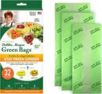 Debbie Meyer, GreenBags 32-Pack (16M, 8L, 8XL) | Reusable Storage Bags Keeps Fruit, Vegetables, Produce, Cut Flowers Fresh Longer, Kitchen & Fridge Preservation Solution, BPA Free, Made in the USA - Image 2