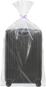 Extra Large Clear Plastic Storage Bags,5Pieces 40x60 Inches Big Giant Jumbo Huge Plastic Storage Bags for Luggage, Suitcase,Furniture,5 Ribbons Included - Image 2