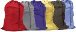 Extra Large Laundry Bag 6 Pack, Varied Colors, Travel Laundry Bags with Drawstring Closure, 30"x40", for college, dorm and apartment dwellers (6PCS) - Image 2