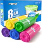 FORID 8 Gallon Trash Bags Multi Colored - Extra Thick Garbage Bags Unscented, Strong Plastic Waste Can Liners for Home Bathroom Office Kitchen,150 Bags 5 Rolls,30 Liters - Image 2