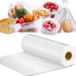 Food Storage Bags, 12” x 16” Clear Plastic Bags, Fresh-Keeping Produce Bags Roll for Food, Fruit, Vegetable, Refrigerator Storage, Kitchen, Supermarket, 1 Roll 350 Storage Bags - Image 2