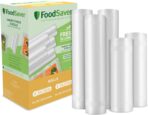 FoodSaver Custom Length Vacuum Sealer Bags Multipack, 5 Count Rolls for Airtight Food Storage and Sous Vide - Compatible with FoodSaver, 8 (2 Pack) and 11 (3 Pack) - Image 2