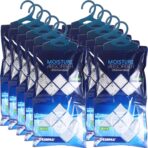 Hanging Moisture Absorber Activated Charcoal 10.6 oz/300g | Moisture Absorbing Bags for Bathroom, Closet & Kitchen | Removes Moisture, Humidity & Odors | Portable Dehumidifier | Set Of 10 - Image 2