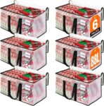 Heavy Duty Clear Moving Bags with Reinforced Handle and Double Zipper, Storage Totes, Packing Bags Alternative to Moving Essential and Supplies Box, Clear, Large, 6 Packs - Image 2