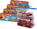 Hefty Calendar Slider Gallon Freezer Bags, 1 Gallon Size Slider Bags with Stand and Fill Expandable Bottoms, Helps Prevent Freezer Burn, 25 Count (Pack of 4) - Image 2