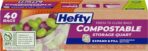 Hefty Compostable Press-To-Close​ Quart 40 Count - Image 2