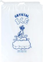 Infinite Pack Ice Bags 8 lb with Drawstring, 400 Count Machine-Filled Ice Cube Bags, Heavy-Duty Reusable Freezer Keepers - Image 2