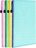 LEOBRO Mesh Zipper Pouch Bags, 13.2"x 9.2" Zipper Pouch, 4 pcs Mesh Bags with Zipper, Storage Bags Pouch for Organization Toy Puzzles Board Game Travel, File Jackets & File Pockets - Image 2