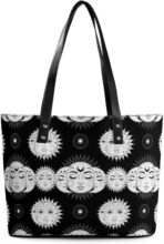 Large Leather Handbag Big Shoulder Commuter Bag Waterproof Shoulder Bucket Bag - Image 2