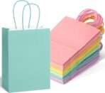 Mr. Pen- Paper Gift Bags with Handles, 32 Pack, 8.3" x 5.9" x 3.1", 16 Pastel Colors, Small Gift Bags with Handles, Party Favor Bag, Christmas Gift Bag - Image 2