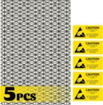 Open Top Antistatic Bag, Large Premium Anti Static Bags with Sticker for Motherboard Video Card LCD Screen, 12 x 16 inches, 5 Pack - Image 2