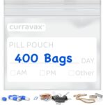 Pill Pouch Bags for Travel Pack of 400 - BPA Free 3 x 2.75 inch Pill Pouch - Pill Pouches for Medicine with Write on Label –Clear Ziplock Pill Baggies for Travel Medicine Organizer - Image 2