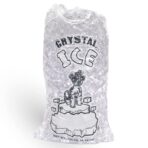 Pinnacle Mercantile Plastic Ice Bags 10 Lb. with Draw String Closure Pack 100 - Image 2