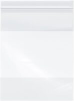 Plymor 8" x 10" (Pack of 100), 4 Mil with White-Block Heavy Duty Zipper Reclosable Plastic Bags - Image 2