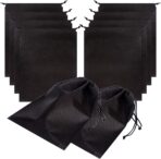 Set of 10 Jumbo Shoe Bags for Travel Non-Woven with Rope for Men and Women Large Shoes Pouch Storage Packing Organizers - Image 2