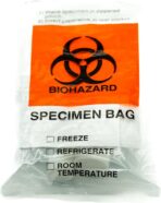 Specimen Biohazard Bags with Extra Pocket 6"x9" (Qty 1,000 bags) by BioRx Sponix - Image 2