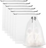Teskyer Transparent Shoe Bags for Travel, 15.7" x 11.8" Waterproof Portable Travel Shoe Storage Bags for Packing - Travel Essentials for Men & Women, 6 PCS - Image 2