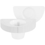 Urine Hats for Toilets, Specimen Collection Pan, Universal Toilet Hats to Catch Urine, 10 Pack 30oz/900cc Pee Urinal Sample Cup Containers for Women and Elderly - Image 2