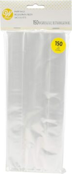 Wilton Clear Treat Party Bags, 4 x 9.5 in., 150 Pack - Image 2
