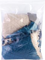 10 Heavy Duty Storage Bags with Zipper Top, 3.1-mil Thick, Extra Large 5 Gallon Bag 18" x 24", Resealable Plastic Bag, Jumbo Freezer Bags for Food, Clothes, Travel, Moving - Image 2