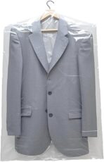 10 Packs Plastic Dry Cleaner Bags, 60x90CM/23.6 x 35.4 Inch Clear Dry Cleaners Dust-Proof Bags for Clothes Garment Bags Clothing Protector Covers for Dry Cleaner, Home Storage, Travel, Moving - Image 2