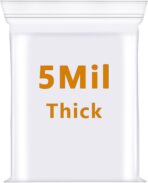 100 PCS 4" x 6" Thick 5 Mil Clear Zip Poly Lock Plastic Bags Seal Reclosable Zip Bag Heavy-Duty Photo Cards Snacks Seeds Zipper Bags - Image 2