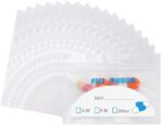 100 Pack Pill Pouch Bags - (4" X 2.75") Thickness is 6 Mil, Portable Plastic Pills Bag Hold Vitamin, Supplements, Medication, and Vitamin Storage - Image 2