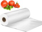 14" X 20" Plastic Produce Bag on a Roll, Clear Food Storage Bags for Bread Fruits Vegetable, 350 Bags/Roll (4 Rolls) - Image 2