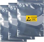 15pcs 11x15 inch Anti Static Bag with 15pcs Antistatic Labels, Static Free Bag for Electronics, Large Resealable Non Static Bags for Most of Computer Accessories - Image 2