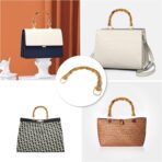 Piutouyar 2pcs U-Shaped Handbag Handles Bamboo Purses Handles Imitation Bamboo Handle Replacement Resin Purse Handbag Handles for Bag Making with Gold Metal Buckle, Brown Color - Image 8