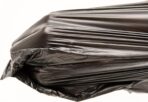 Large Plain Black (400 Count) Embossed T-Shirt Bag, 12 inch X 7 inch X 22 inch, 17 mic, Black Bags with Handled, Bulk, Grocery, Retail, Heavy Duty - Image 7