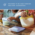 Stasher Silicone Reusable Food Storage Bag, Mega Stand-Up Silicone Large Bag, Reusable Freezer Bag, Microwave, Dishwasher, Oven Safe, Sous Vide, Eco Friendly, 104 oz, Clear - Image 10