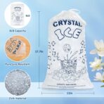 Ice Bags 8lb with Drawstring, 50 Pack Plastic Ice Bags for Ice Storage (2 Mils Thickness) - Image 3