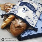 GRIN BY GRIN- Bread Bags 2 Pack Reusable Zipper Bags for Homemade Bread Sourdough Extra Large Freezer Storage - Image 5