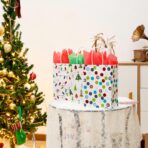 SUNCOLOR 30 Small Christmas Gift Bags With Tissue paper - Image 5