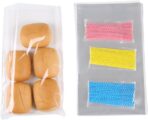 100 Pcs 10 in x 6 in Clear Flat Cello Cellophane Treat Bags Good for Bakery, Cookies, Candies,Dessert(by Brandon)1.4mil.Give Metallic Twist Ties! - Image 5