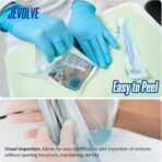 200 Pcs Self Sealing Sterilization Pouches 2.25” x 4” | Dual Indicators Autoclave Sterilizer Bags for Dental Medical Instruments Clean Tools - Image 6