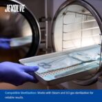 200 Pcs Self Sealing Sterilization Pouches 2.25” x 4” | Dual Indicators Autoclave Sterilizer Bags for Dental Medical Instruments Clean Tools - Image 7