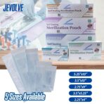 200 Pcs Self Sealing Sterilization Pouches 2.25” x 4” | Dual Indicators Autoclave Sterilizer Bags for Dental Medical Instruments Clean Tools - Image 8