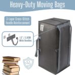 VENO 10 Pack Heavy Duty Moving Bags with Backpack Straps, Zippers & Handles, Extra Large Packing Bags for College Dorm Essentials, Moving Supplies Alternative to Cardboard Moving Boxes - Image 3