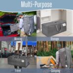 VENO 10 Pack Heavy Duty Moving Bags with Backpack Straps, Zippers & Handles, Extra Large Packing Bags for College Dorm Essentials, Moving Supplies Alternative to Cardboard Moving Boxes - Image 8