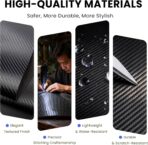 Faraday Bags For Phones,Faraday Phone Bag,Go Dark Bags For Cell Phones,Carbon Fiber Surface Signal Blocking Pouch, Car Key/Wifi/Rfid/Gps Signal Blocker With Red Blue Stiching - Image 7