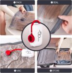 VMstr 15-Pack Vacuum Seal Bags for Clothing Travel, Carry-on Size for Luggage Compression Packing, Space Bags with Plug-in Electric Pump - Image 8