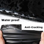 POLYSELLS 100 pcs 12x15.5 Inches Black Poly Mailers Shipping Envelopes, Strong Adhesive Sealing, Waterproof, and Tear-resistant Postal Mailing Bags for Clothing, Books, and Accessories - Image 5