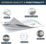 8 Pack Vacuum Storage Bags – 4 XXL & 4 Jumbo Vacuum Seal Bags for Blankets, Comforters, Clothing & Bedding - Space Saver Compression Bags - Image 6