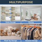 8 Pack Vacuum Storage Bags – 4 XXL & 4 Jumbo Vacuum Seal Bags for Blankets, Comforters, Clothing & Bedding - Space Saver Compression Bags - Image 7