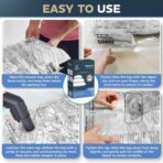 8 Pack Vacuum Storage Bags – 4 XXL & 4 Jumbo Vacuum Seal Bags for Blankets, Comforters, Clothing & Bedding - Space Saver Compression Bags - Image 9
